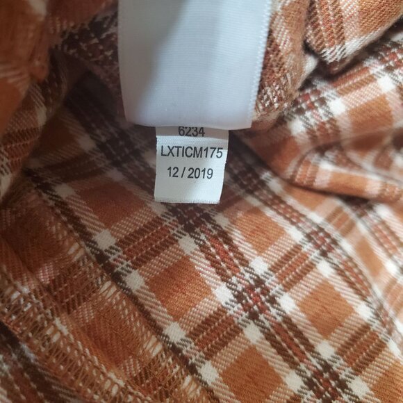 AEROPOSTALE Womens Skirt SZ‎ Large Plaid Light Academia Short Mini 2 Front Slits - Picture 8 of 8